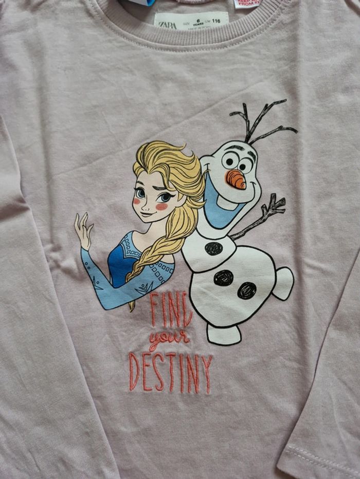 T-Shirt ML reine des neiges - photo numéro 2