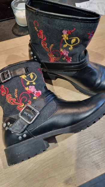 Boots bottes liberto tbe noires T38 simili cuir