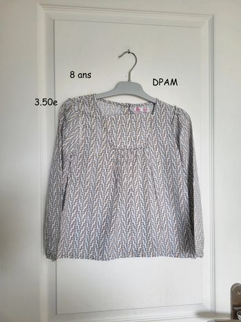 Blouse dpam 8 ans