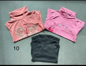 Lot sous pull col roulés fille hiver