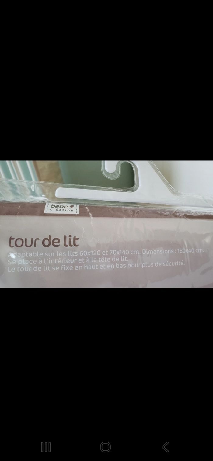 Tour de lit bébé neuf - photo numéro 6