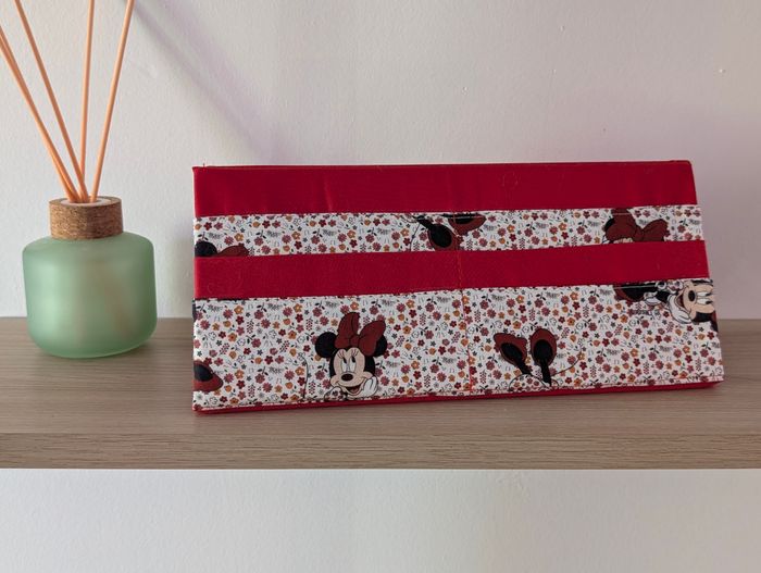 Porte-cartes enfant modèle Minnie rouge - photo numéro 2