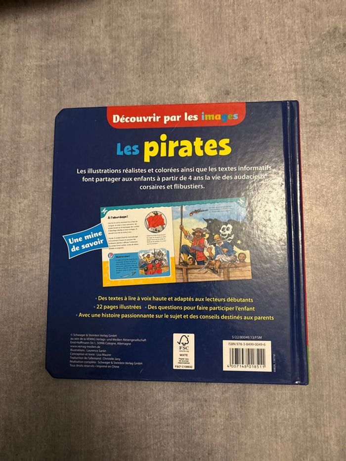 Livre découvrir par les images, les pirates s - photo numéro 4