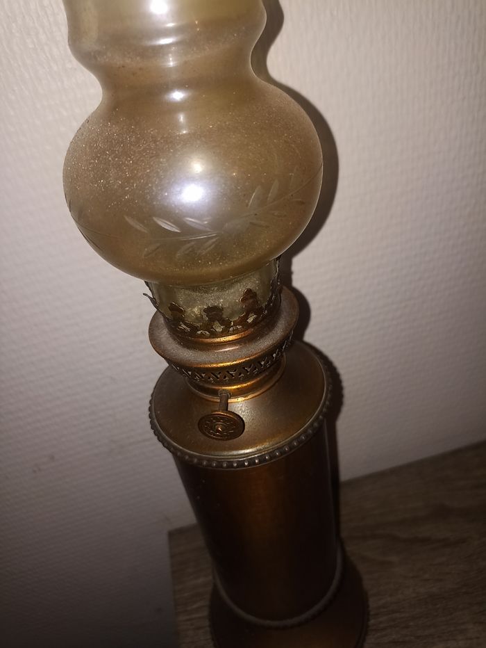 Lampe à pétrole décorative style vintage - photo numéro 2