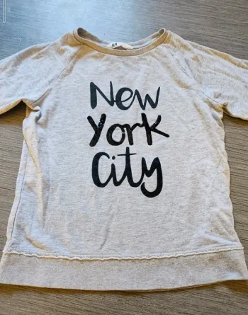 Pull New York fille 10/12 ans léger et confortable