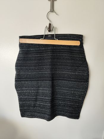 Jupe femme noire paillettée