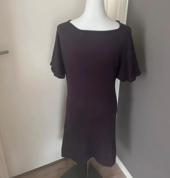 Promod, robe pull violette, femme, Taille 1/36 - photo numéro 4