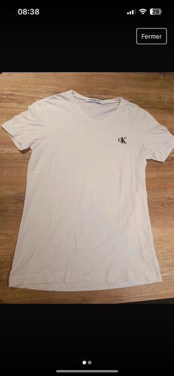 TEE shirt Calvin Klein blanc taille S