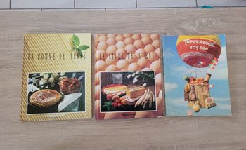 Lot de 3 livres Tupperware