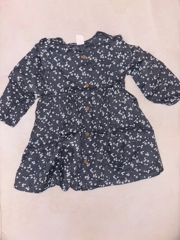 Robe fleurie manches longues hm neuve