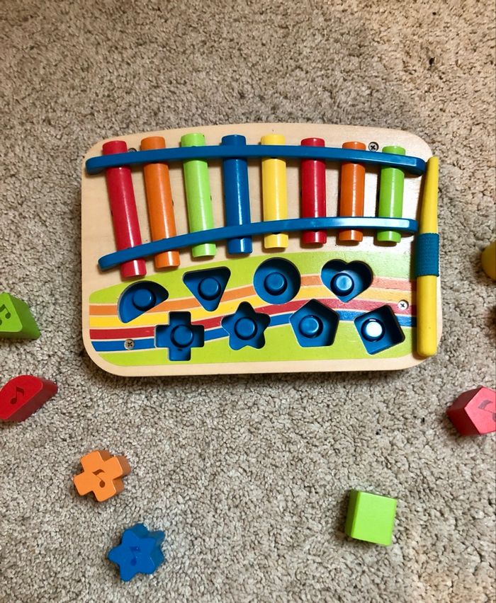💜 Jeu en bois musical & formes complet Lidl 💜 - photo numéro 2