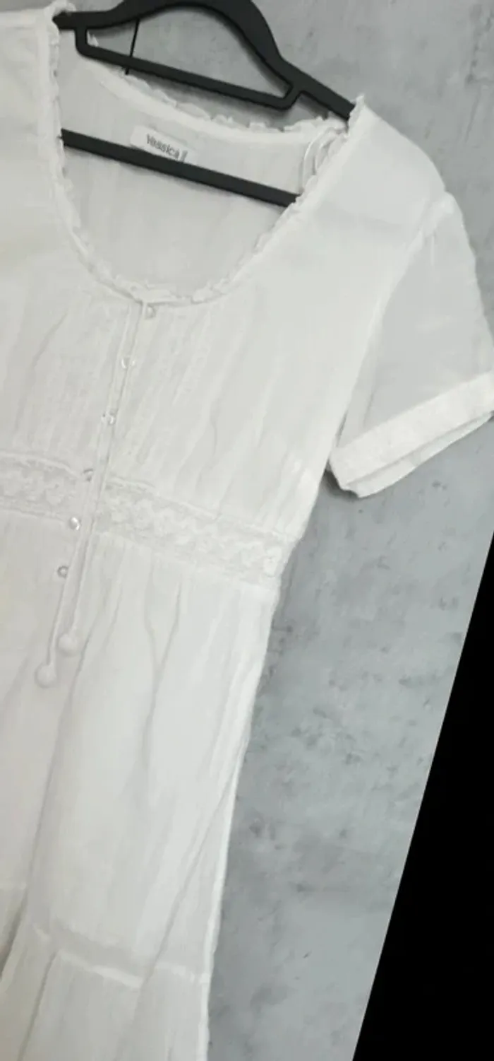 Robe blanche taille 38 ou M