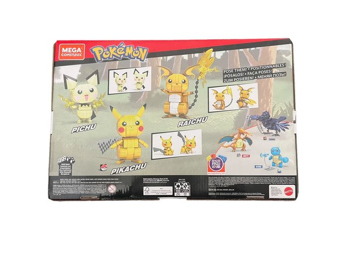 Mega Construx - Pokémon - Coffret Trio Évolution Pikachu - jouet de construction Mattel neuf - photo numéro 2