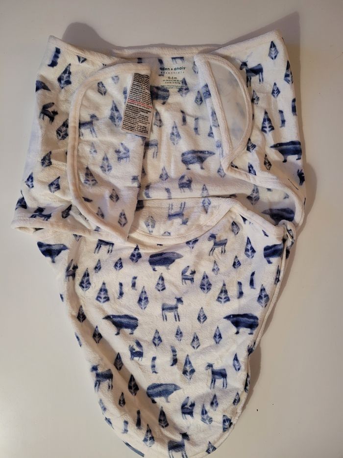 MAXI-LANGES D’EMMAILLOTAGE BASIQUES EN VELBOA LOT DE 3 - photo numéro 4