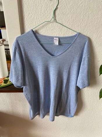 T-shirt bleu Damart L 