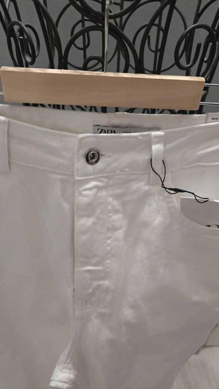 Jeans Zara troué mom fit - photo numéro 3