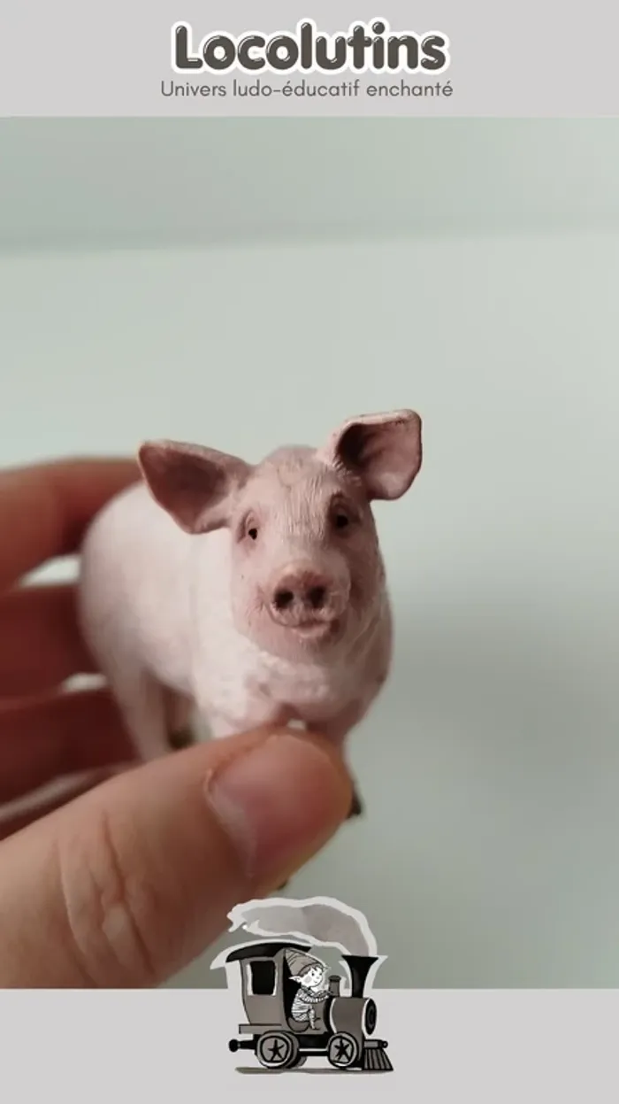 🚂 Figurine ▪ cochon femelle Schleich - photo numéro 3