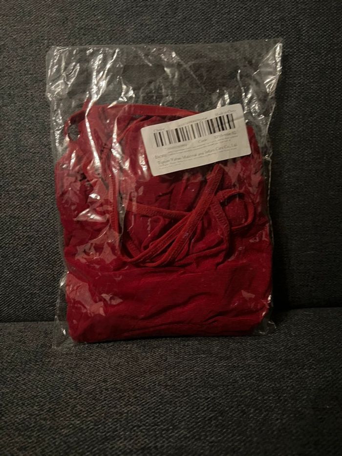 Ensemble Lingerie femme rouge - photo numéro 3