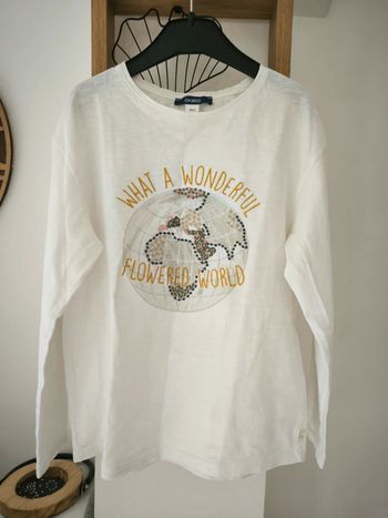 Tee shirt fille Okaïdi  wonderful world