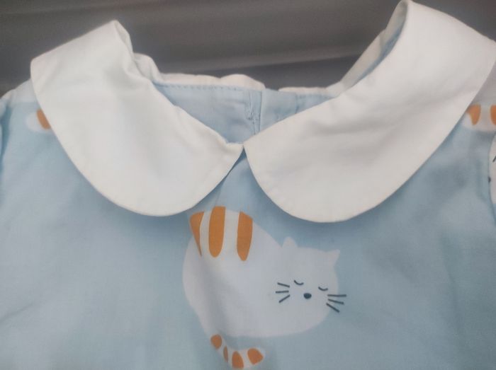 Jolie robe été fille 12 mois"petits chats 🐱" - photo numéro 4