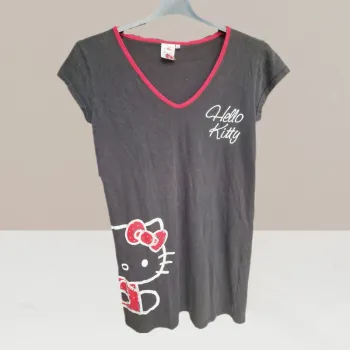 Chemises de nuit noir Hello Kitty - Sanrio - Taille 34/36