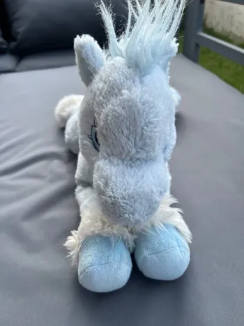 Doudou cheval bleu