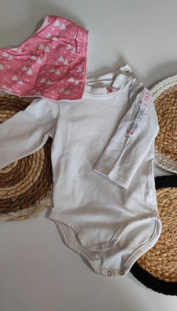 Body bodie manches longues col roulé sous pull bébé fille automne hiver