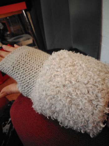 Mitaines tricotées main