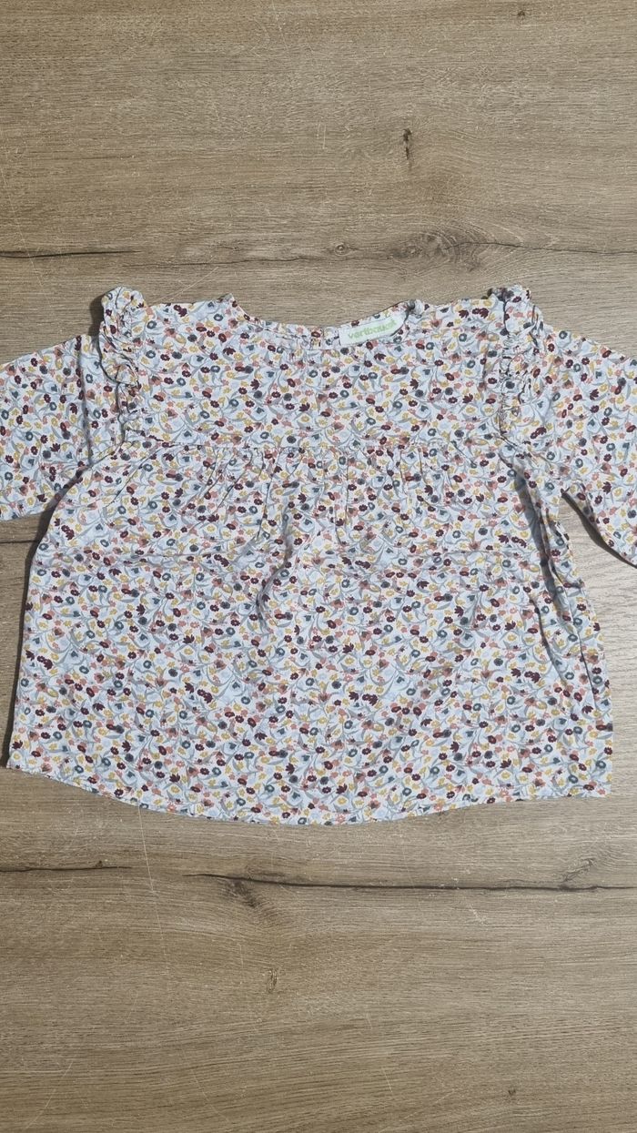 Blouse ML fleurie 24-36 mois 🌸 - photo numéro 2