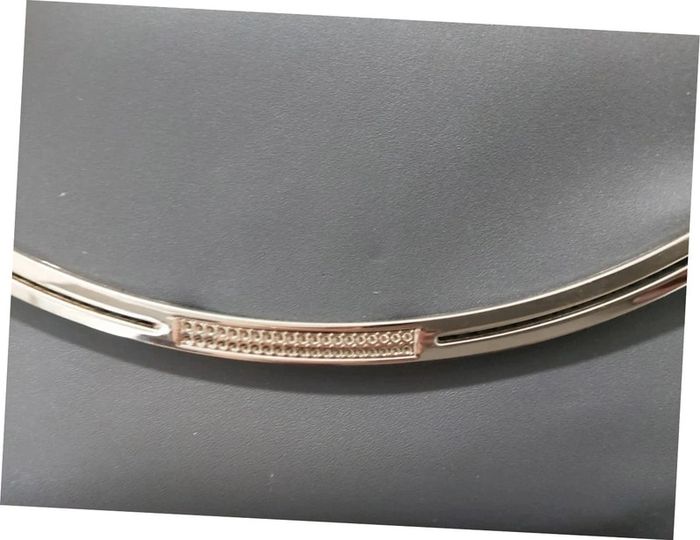 Sac à main / pochette gris souris - photo numéro 4