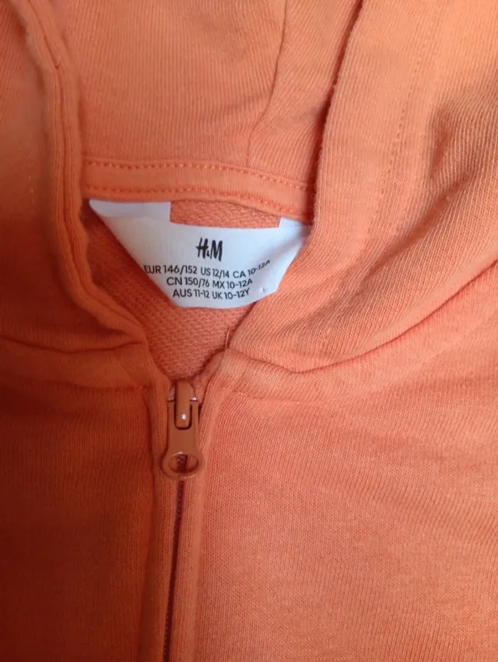 Gilet fille orange - photo numéro 3