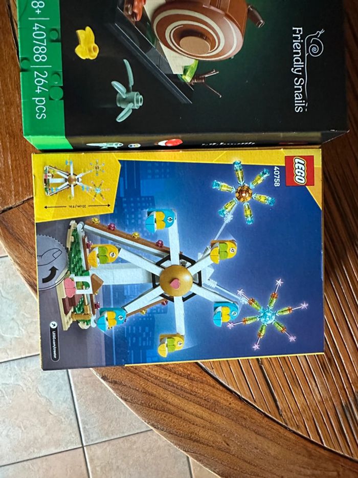 set Lego 40788 escargot et 40758  feu d’artifices scelles - photo numéro 4