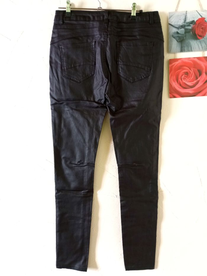 🌸Pantalon enduit slim fit, Crazy Lover, Taille S 36 - photo numéro 6