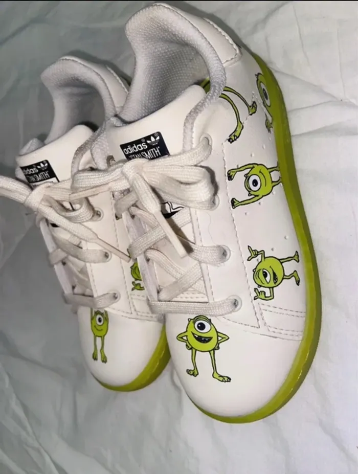Stan Smith Adidas « Bob razowski » Disney T27 - photo numéro 4