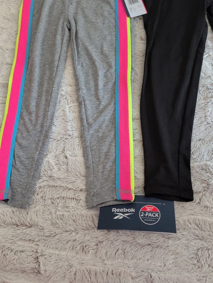 Lot de 2 leggings Reebok 5/6 ans neuf - photo numéro 5