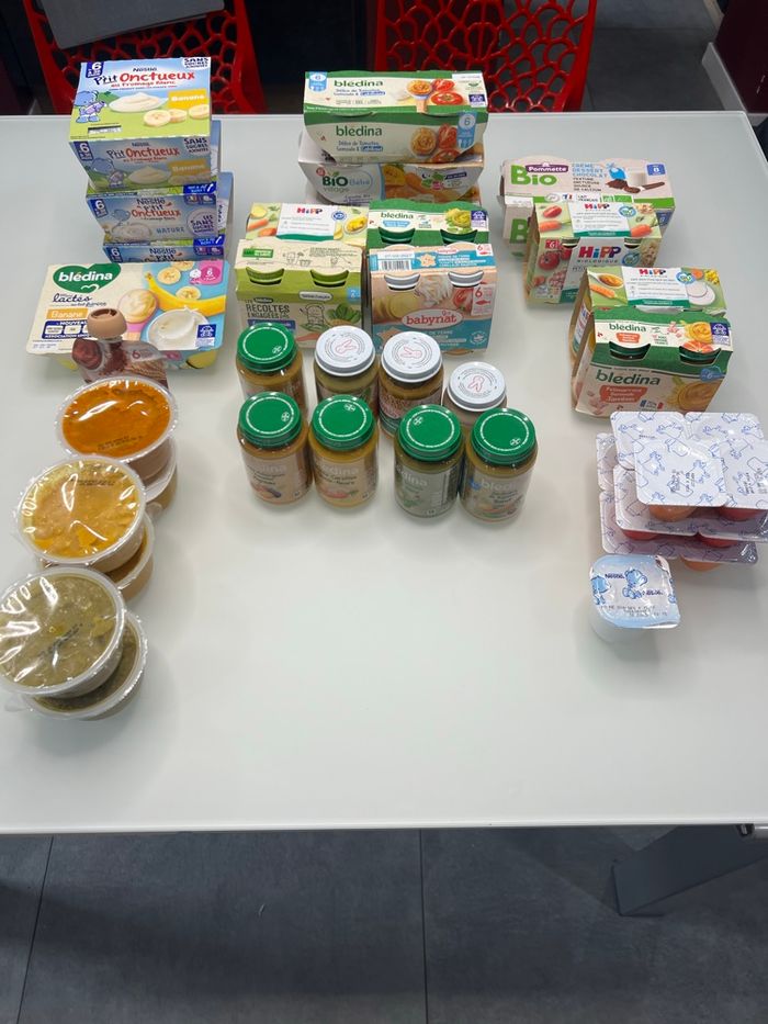 Lot de repas 6 mois Hipp Blédina Nestle