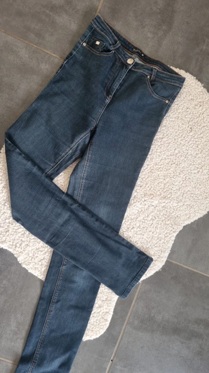 Jean femme Breal t38 M bleu marine - photo numéro 2