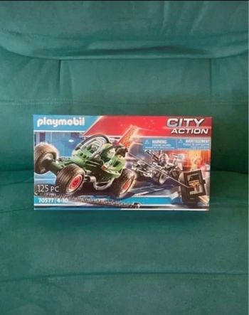 Playmobil - Karts de policier et bandits