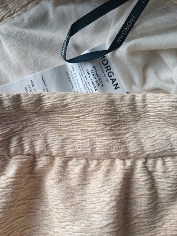 Jupe dorée morgan 40 - photo numéro 3