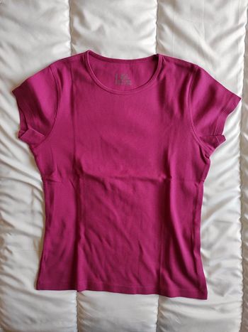 T shirt framboise