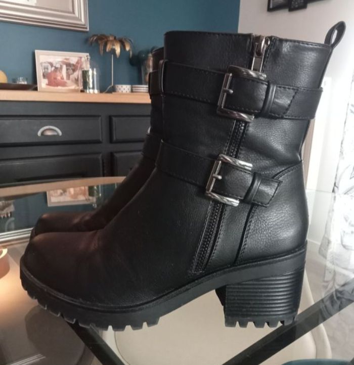 Bottines noires femme pointure 39 - photo numéro 3