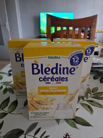 3 boîtes de Blédine saveurs vanille gourmande