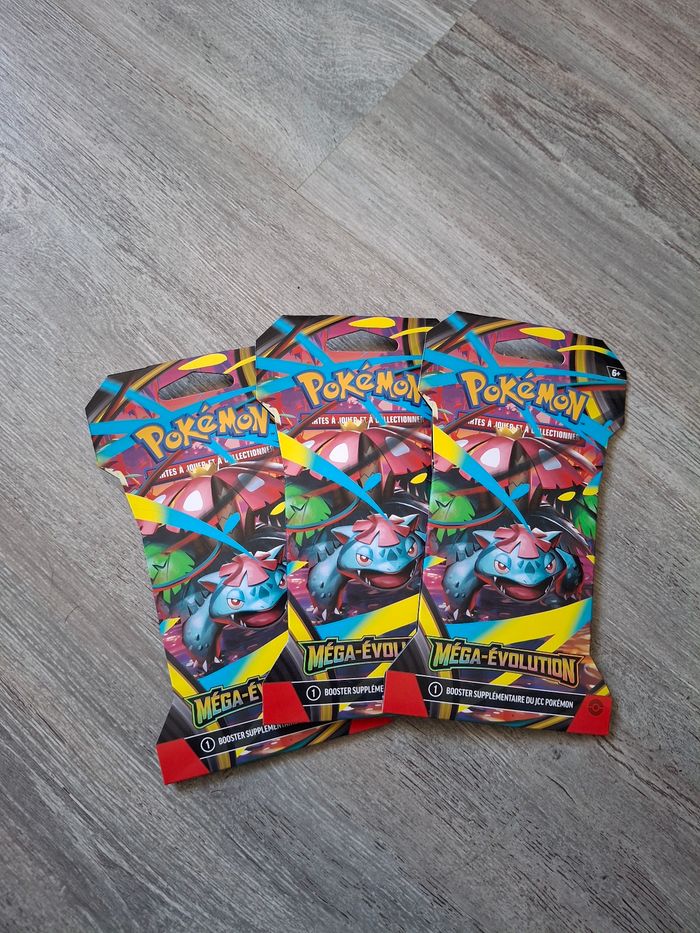 Lot de 3 booster Pokemon Mega Évolution - photo numéro 3