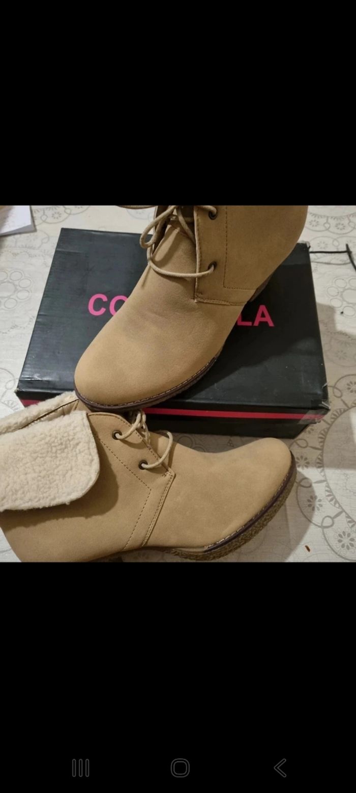superbes chaussures / boots taille 40 🎁 neuf - photo numéro 4