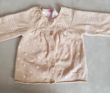 🌺 gilet à bouton 🌺