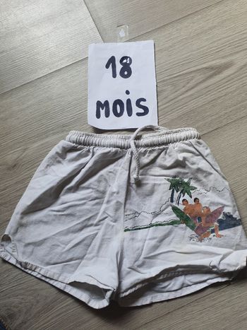 Short  18mois garçon