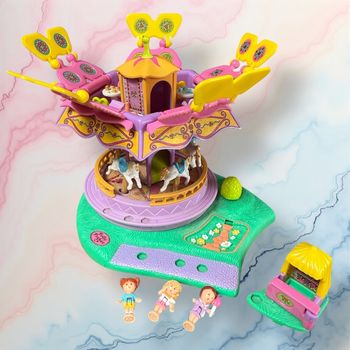 🌸 Polly Pocket Spin Pretty Carousel