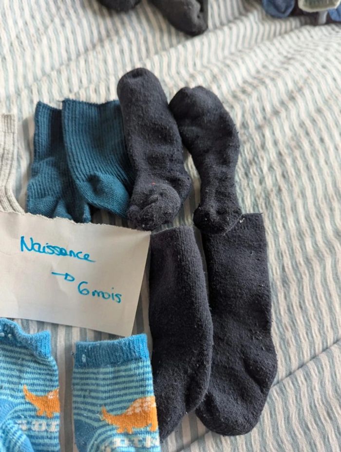 Lot de 7 paires de chaussettes naissance - 6 mois - photo numéro 2