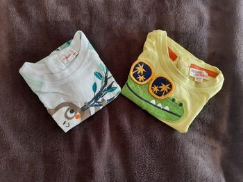 Lot 2 t-shirts DPAM manches courtes 3 mois