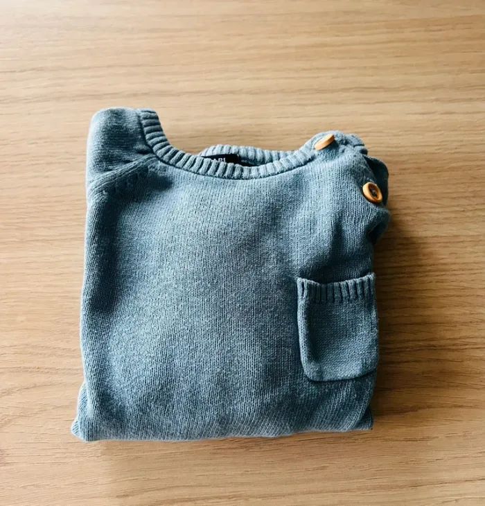 Pull bleu garçon